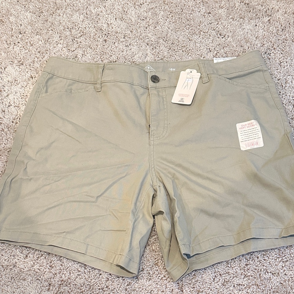 St. John's Bay Women's Tan Shorts